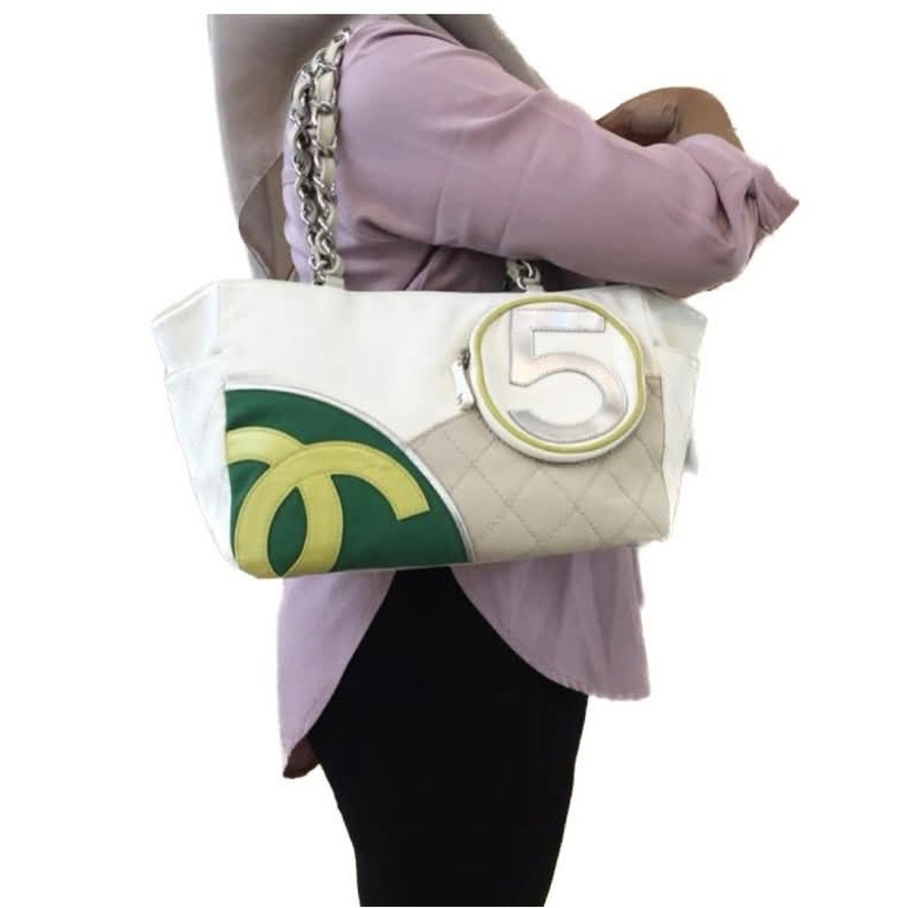 Chanel No.5 Sport Canvas Chain Tote